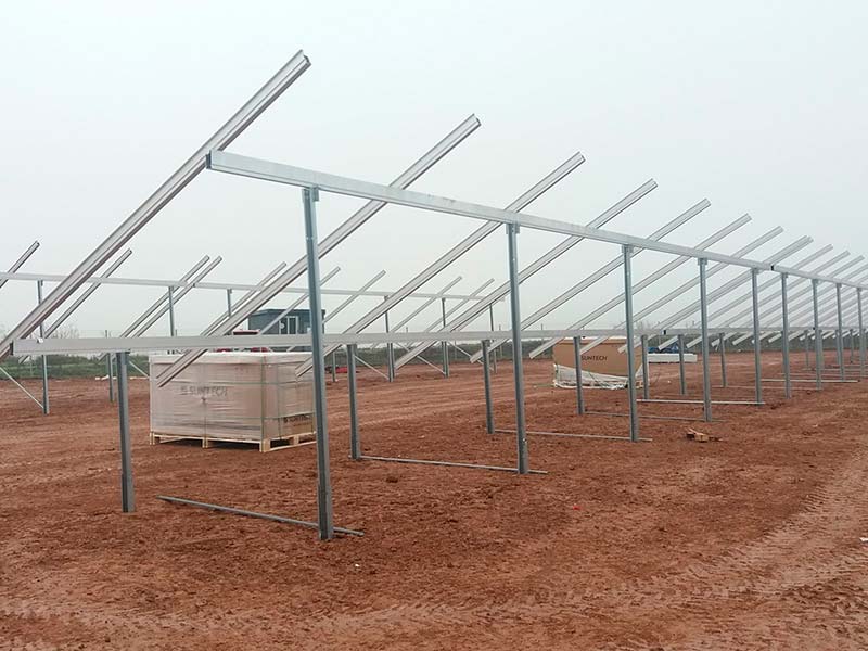 Solar plant installation: 450 kWp (Extremadura)
